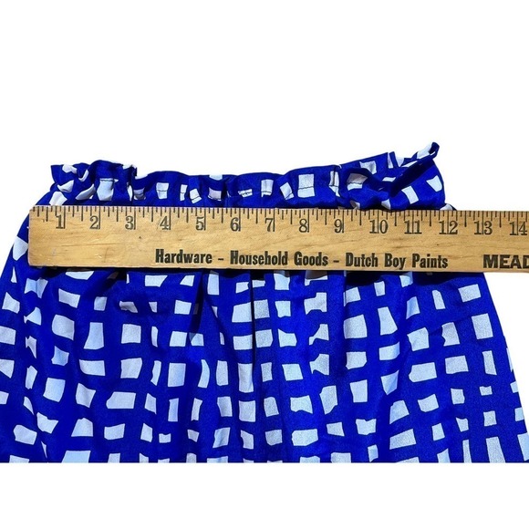 Beautiful Women's Francesca's Dina Be Blue/White Summer Skirt. Elastic waist. SM - Picture 6 of 7